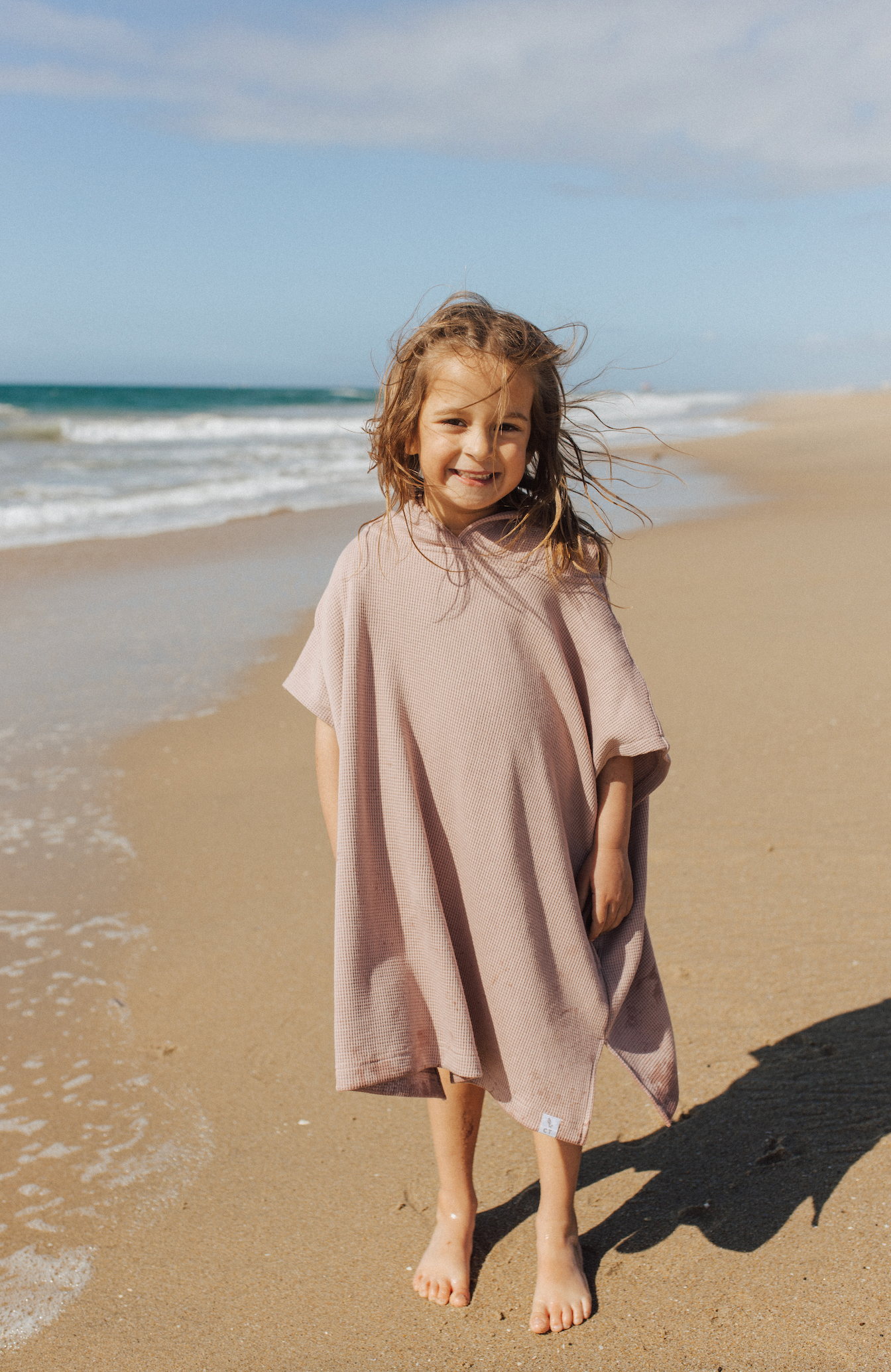Waffle Beach Poncho