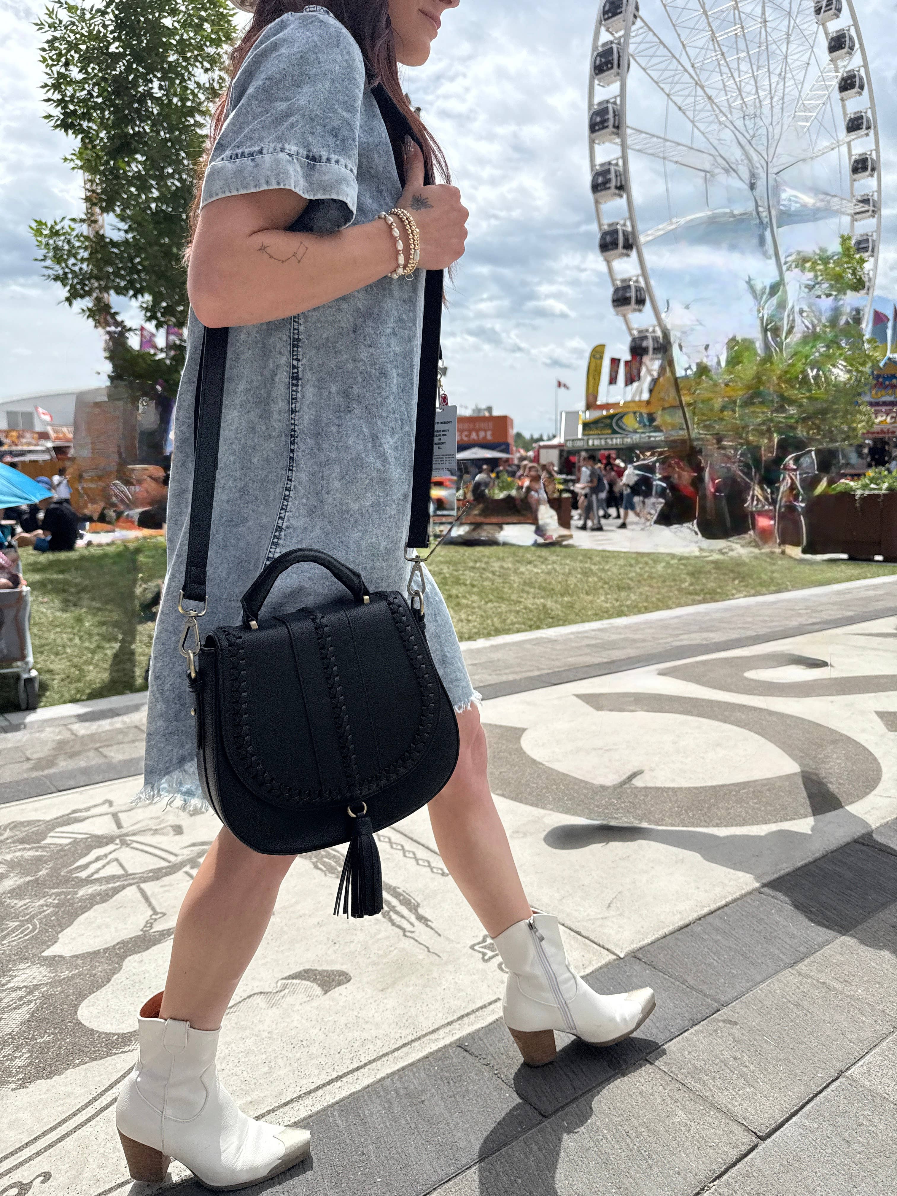 Paloma Saddle Bag - Coal