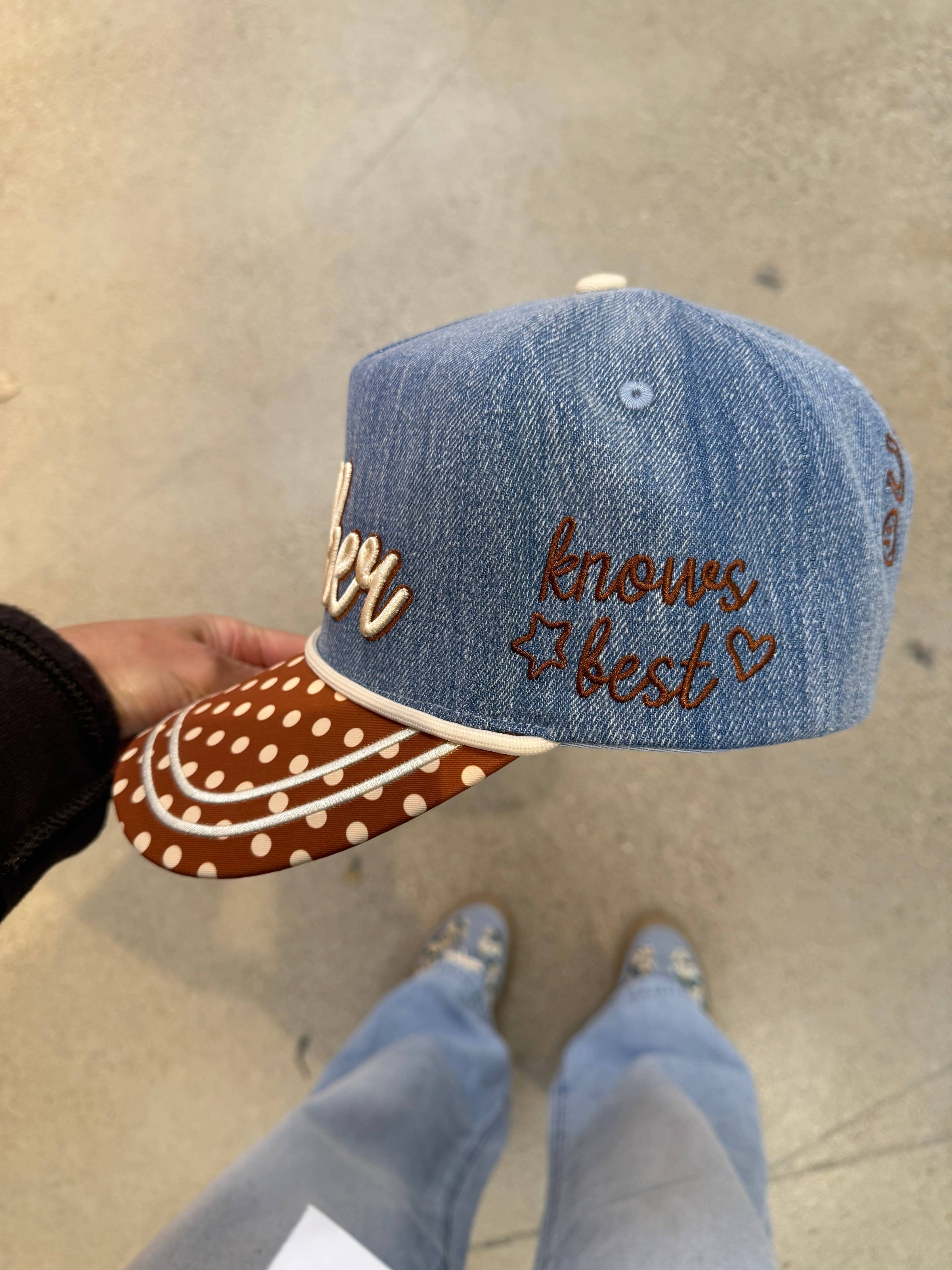 Mother Knows Best Hat - Pre Order