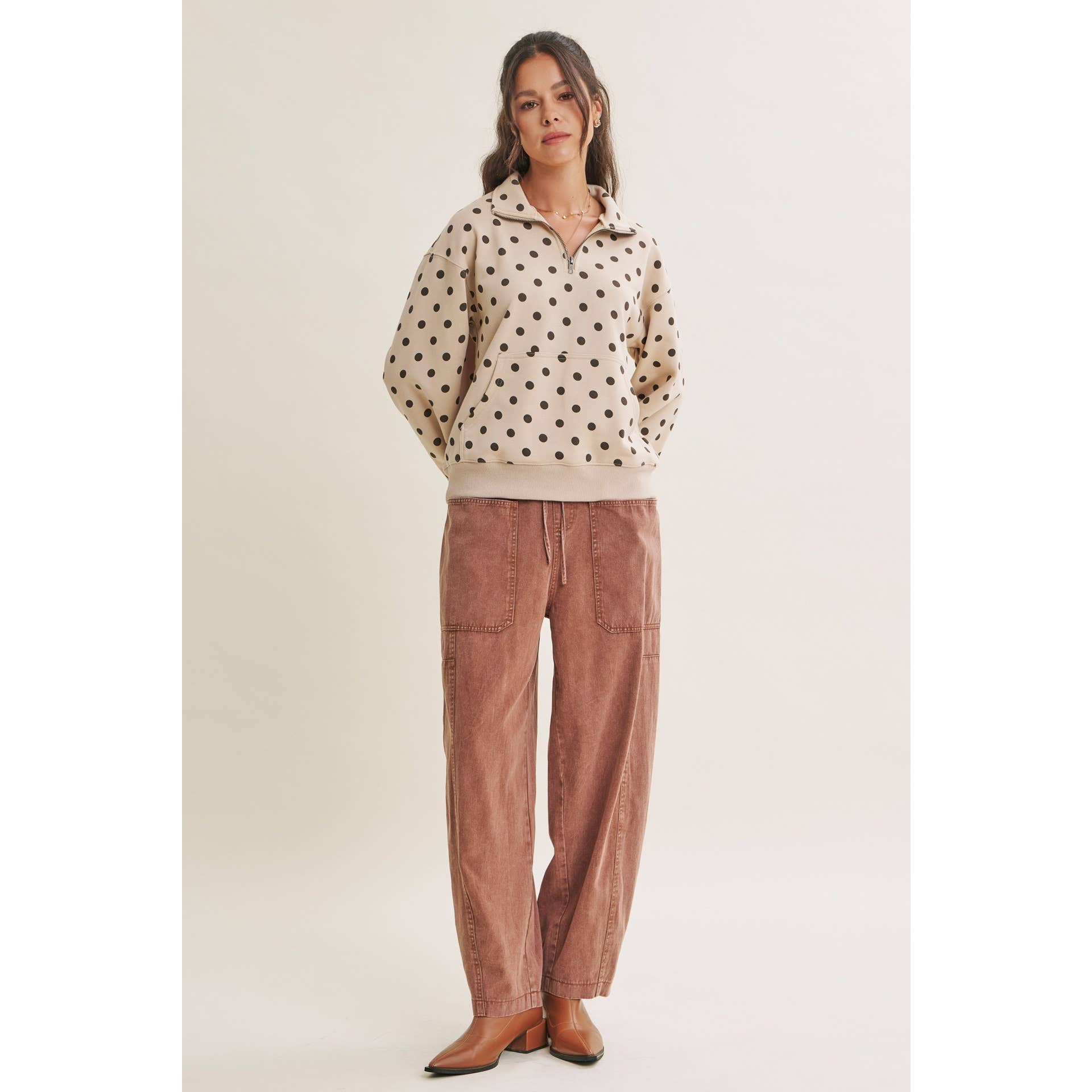 COFFE RUN HALF-ZIP PULLOVER