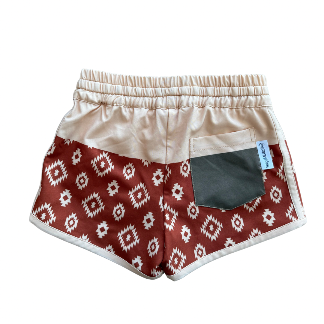 Hybrid Aztec Swim Shorts