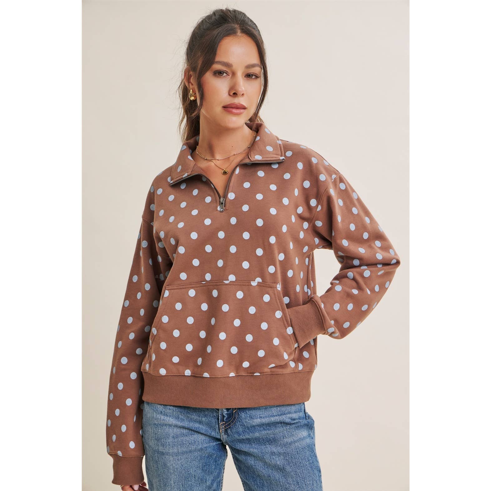 COFFE RUN HALF-ZIP PULLOVER