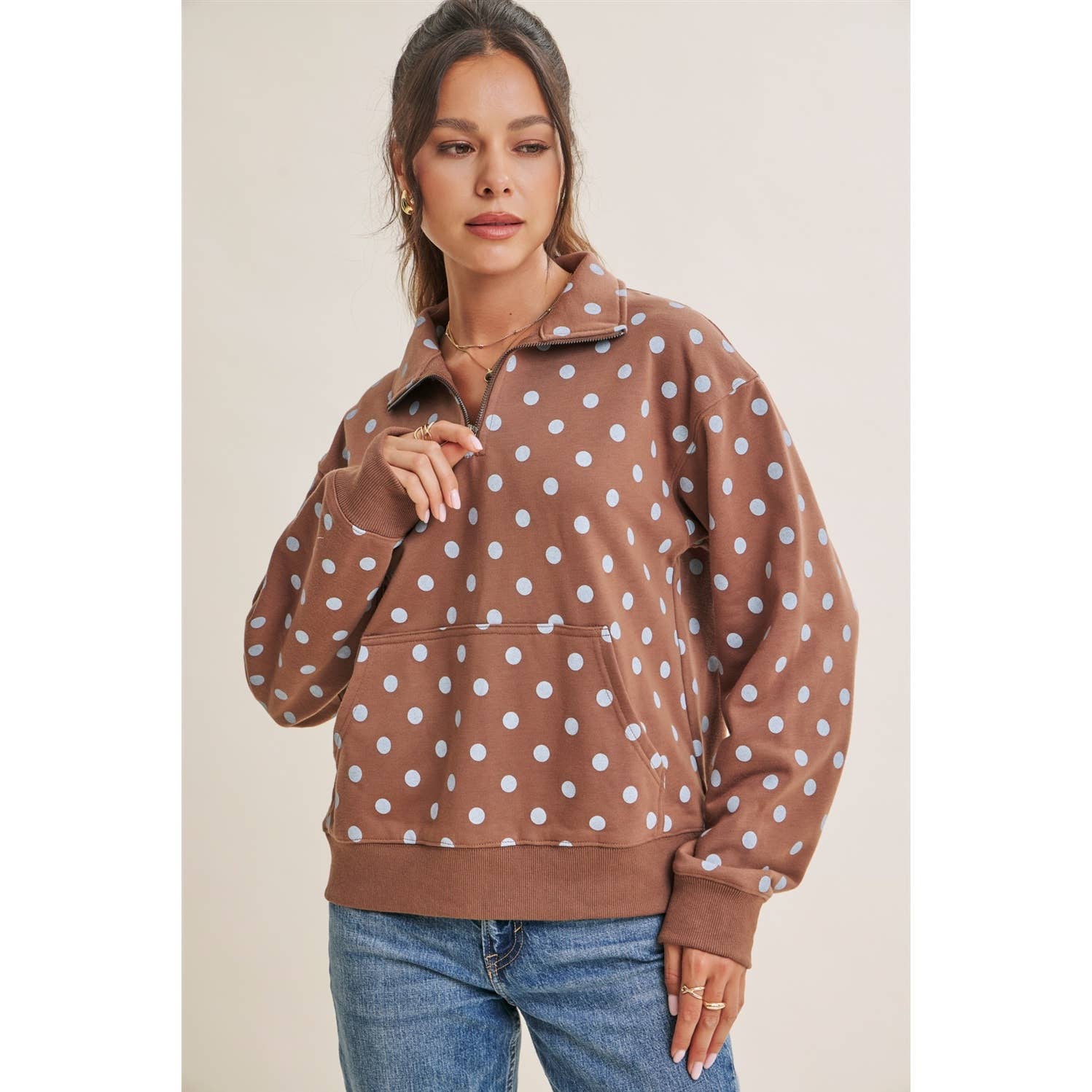 COFFE RUN HALF-ZIP PULLOVER