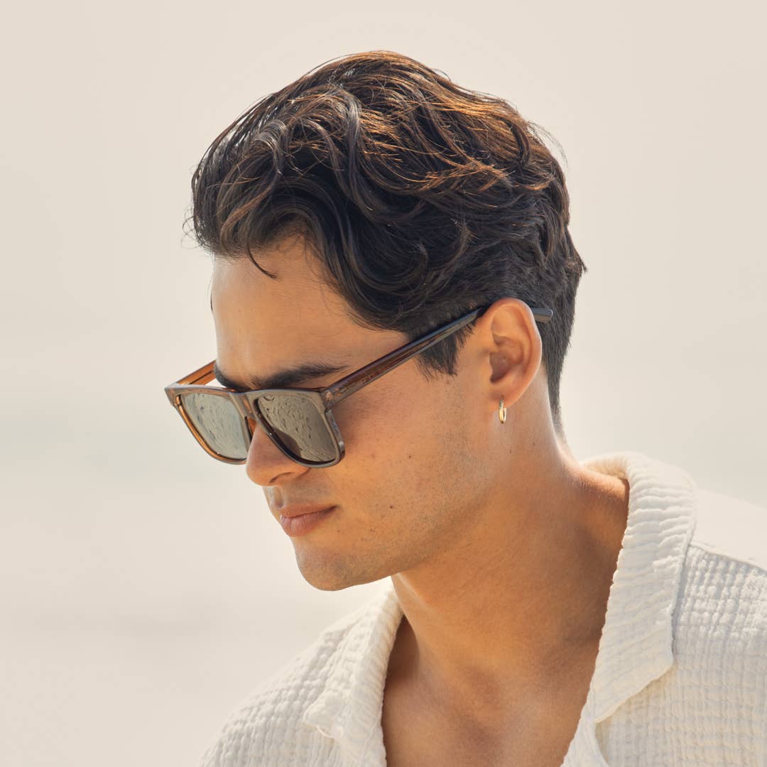 Diego - Crystal Brown / Smoke Polarized Lens