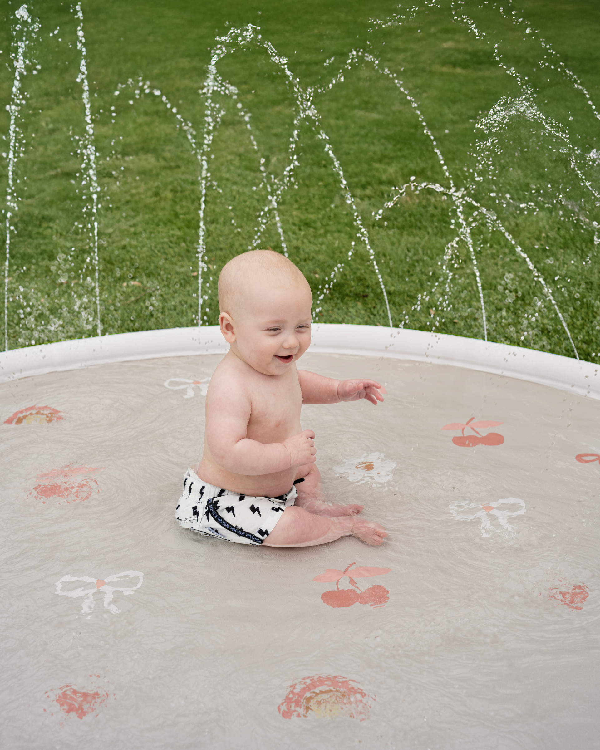 Sprinkler Splash Pad for Kids - Oversized Backyard Sprinkler