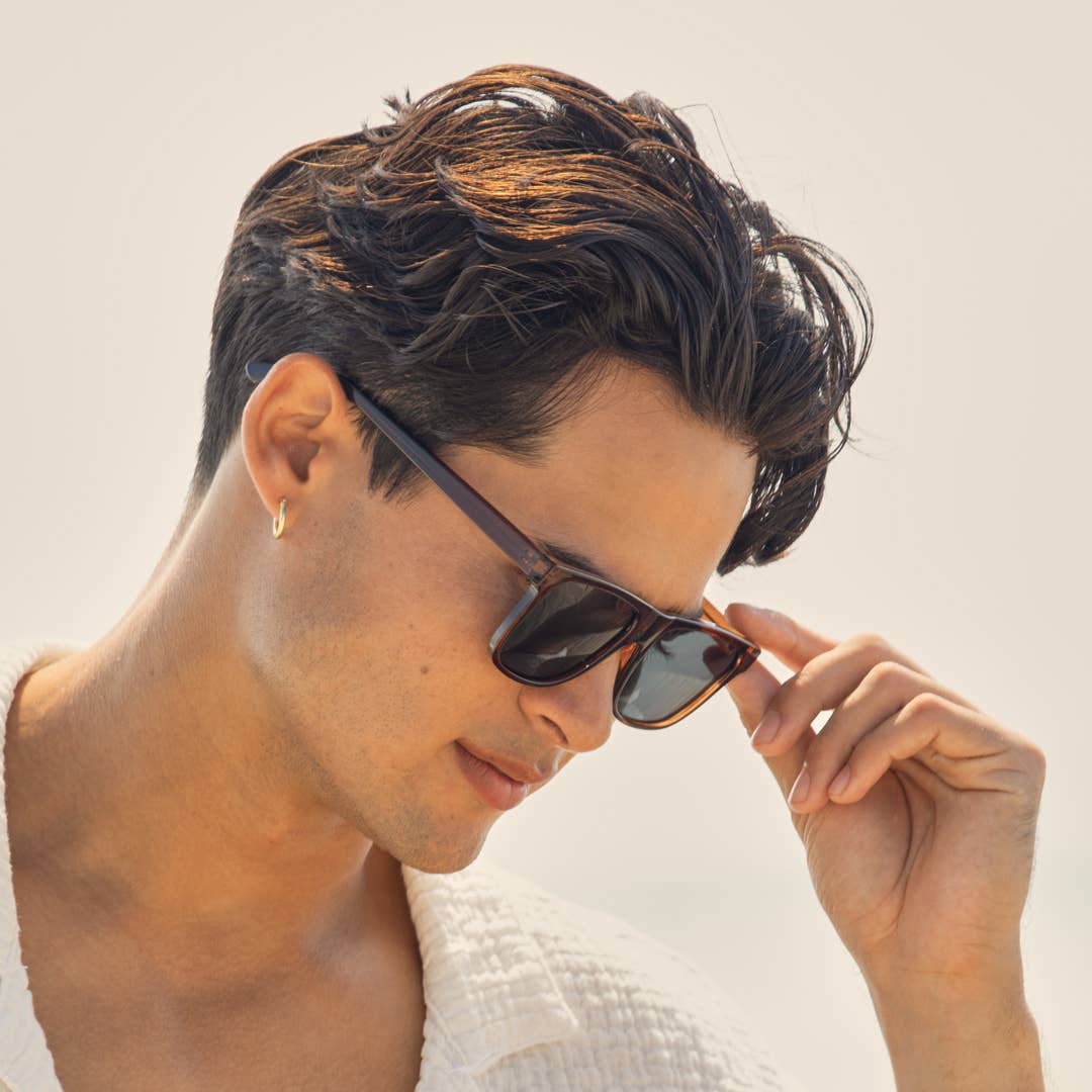 Diego - Crystal Brown / Smoke Polarized Lens