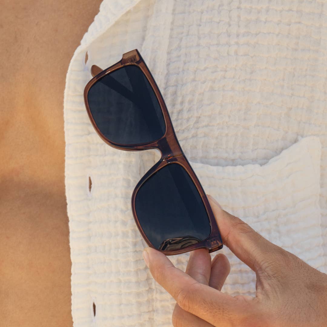 Diego - Crystal Brown / Smoke Polarized Lens
