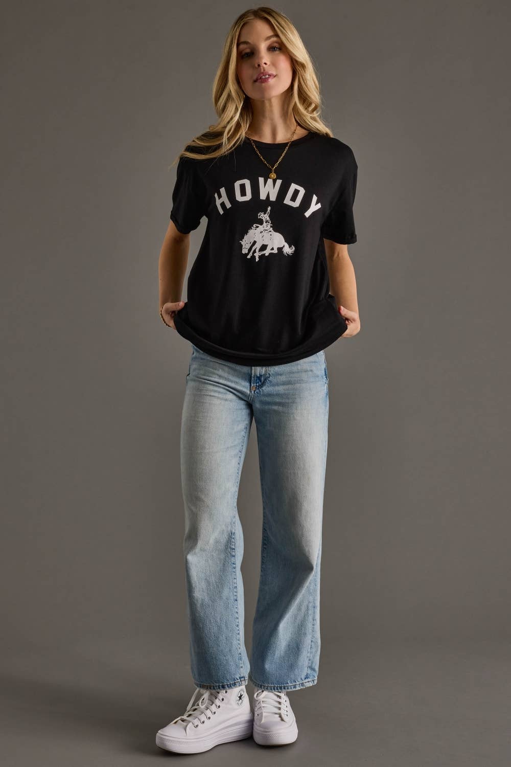 Black Howdy Tee