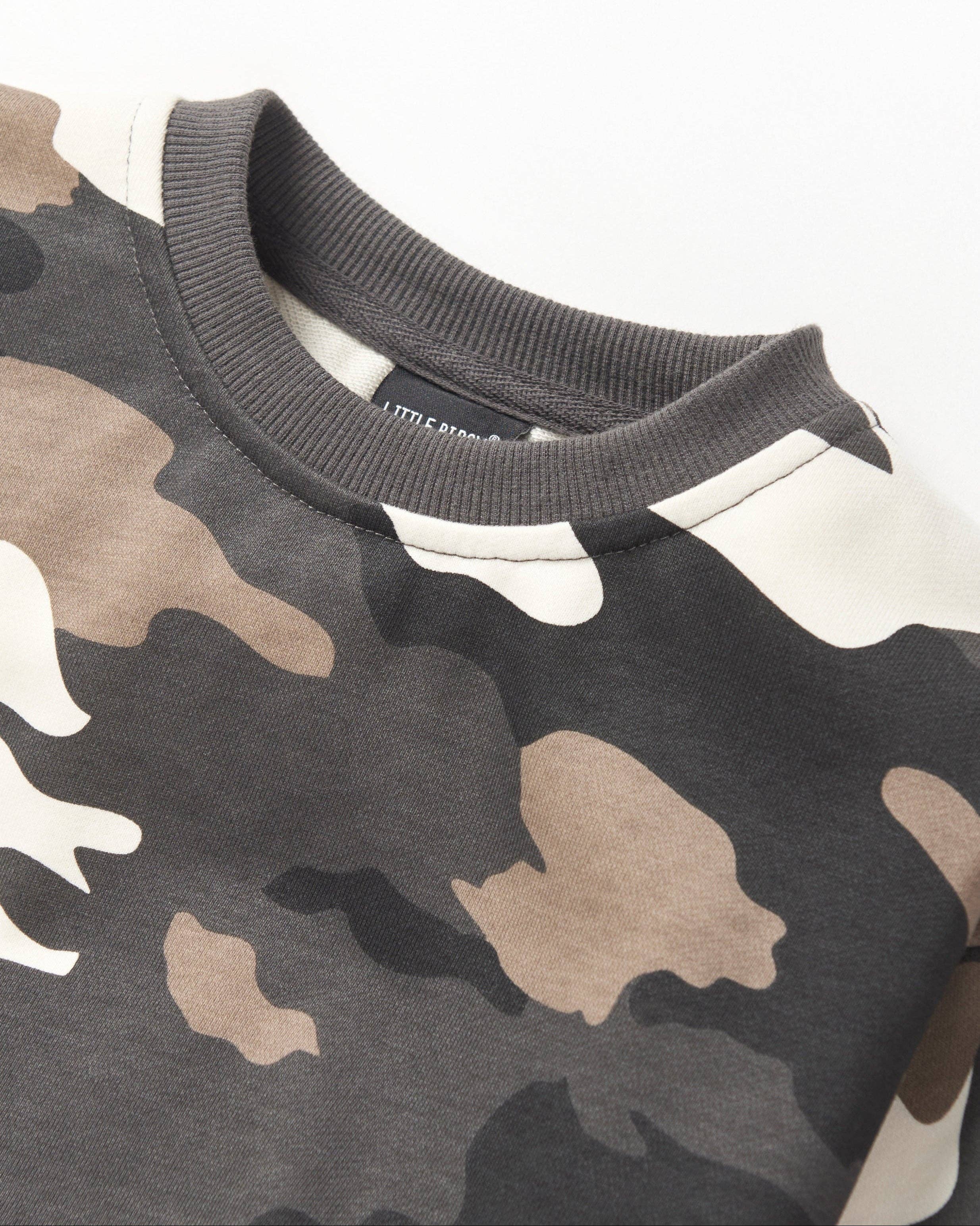 LB Camo Crewneck