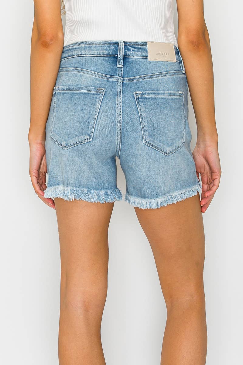 HIGH RISE CROSSOVER SHORTS