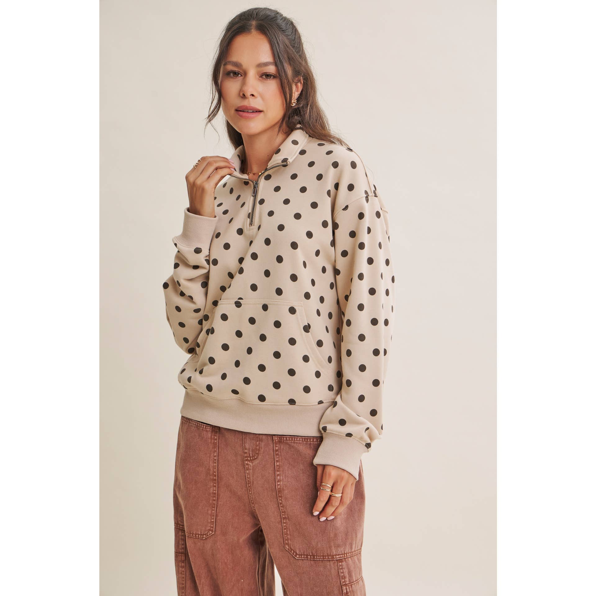 COFFE RUN HALF-ZIP PULLOVER