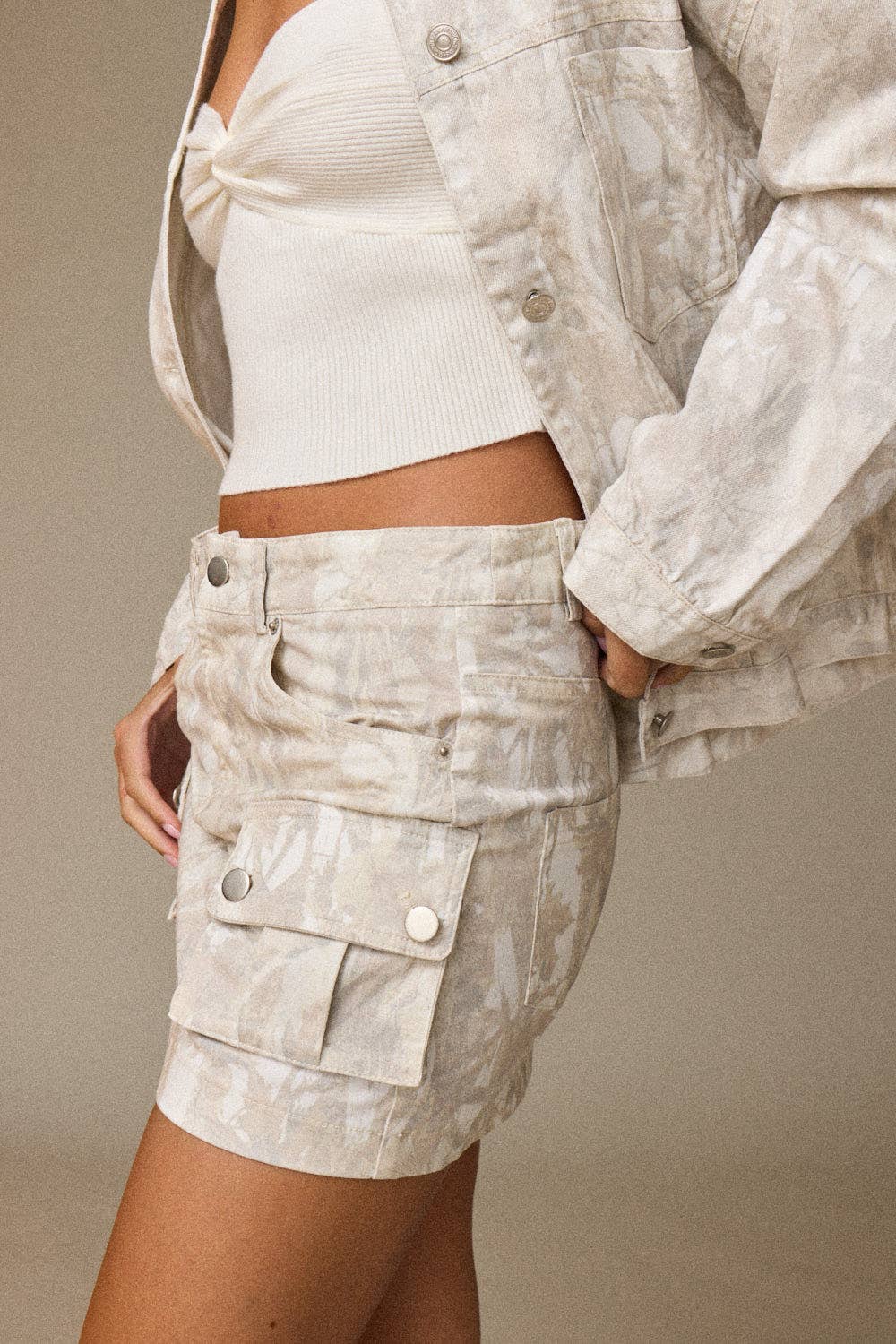 CAMOUFLAGE MINI SKIRT