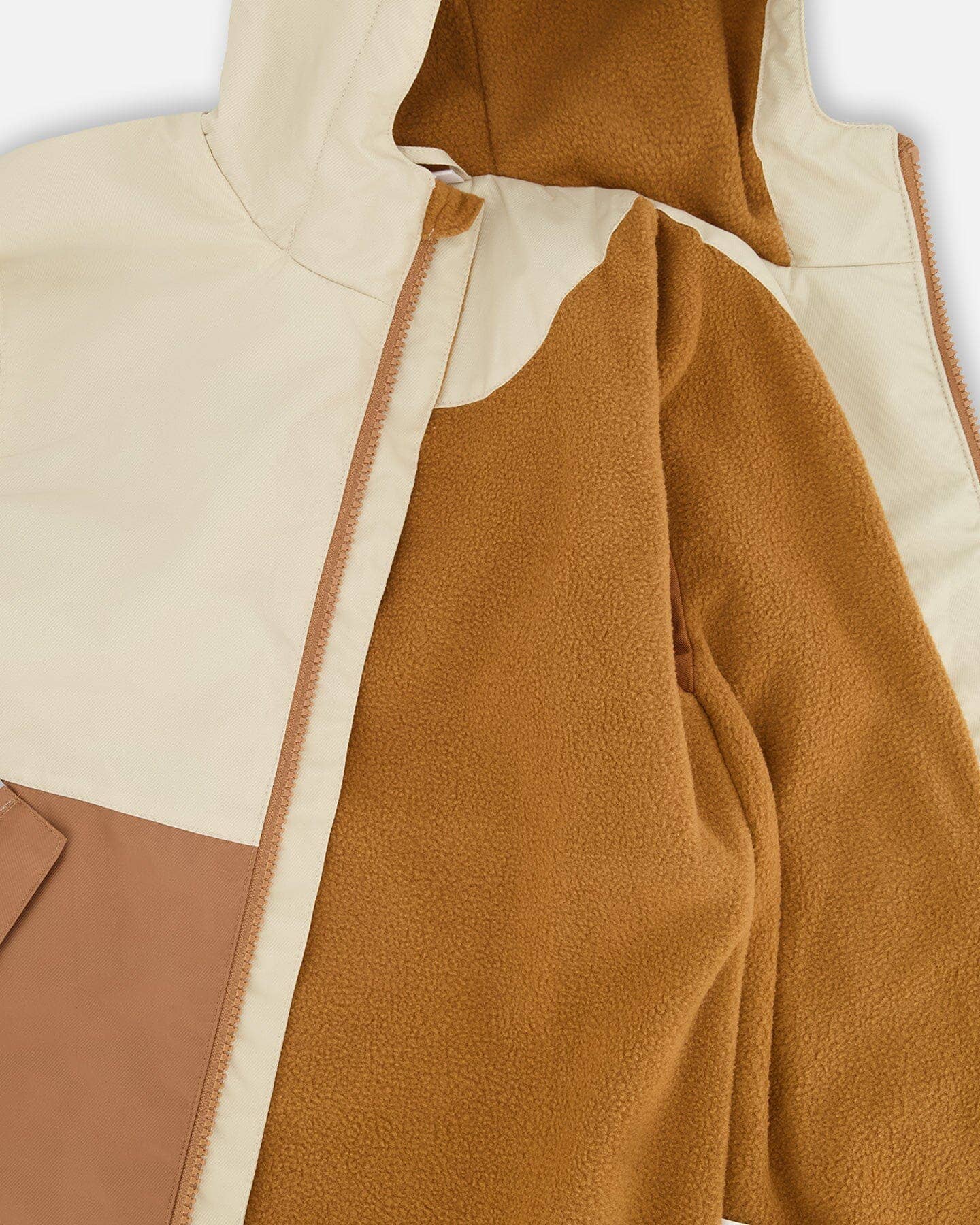 Mid-Season Jacket In Recycled Polyester Beige