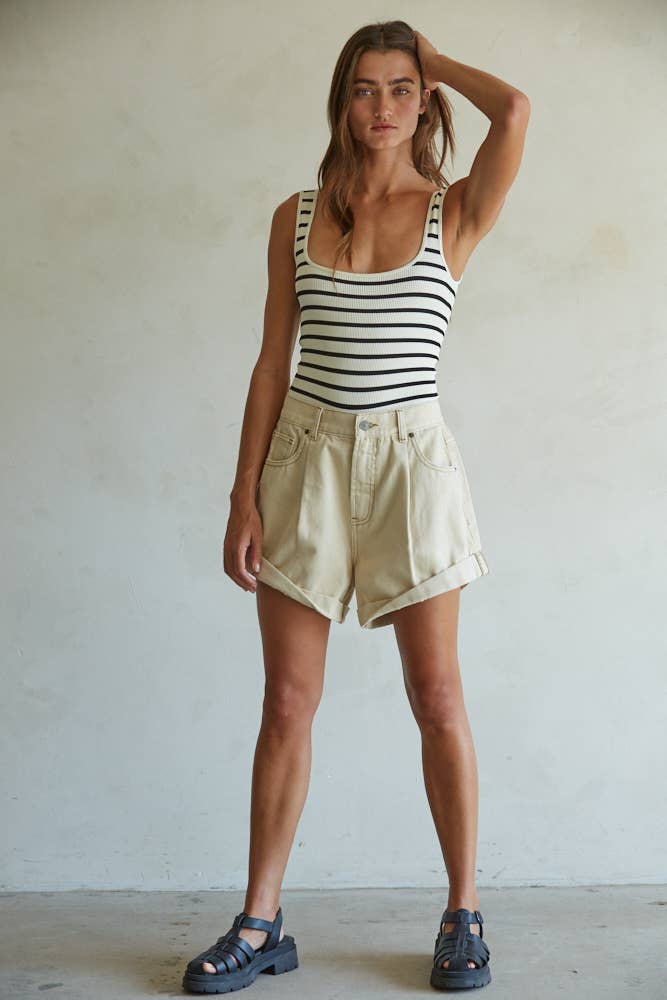 Knit Seamless Ribbed Bodysuit