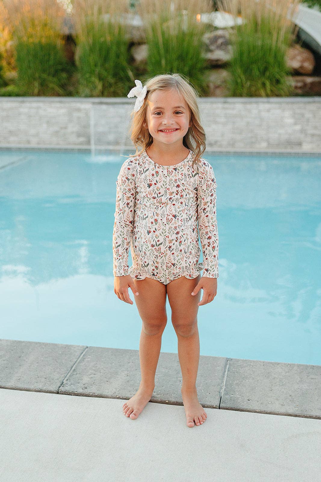 The "Ivy" Ruffle Rashguard Suit