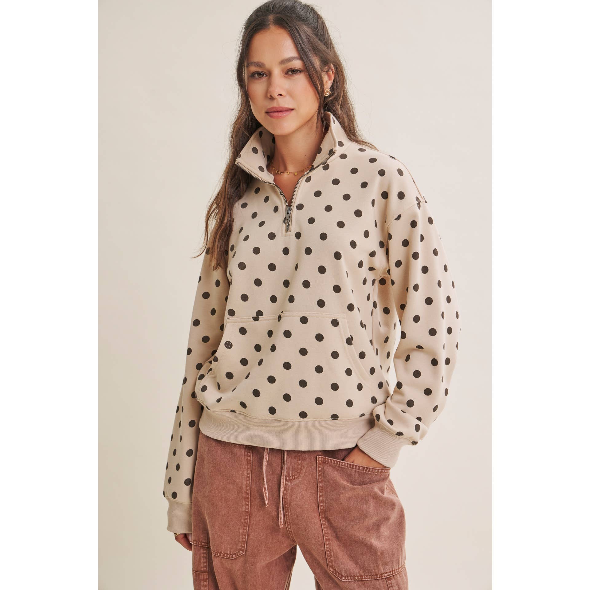 COFFE RUN HALF-ZIP PULLOVER