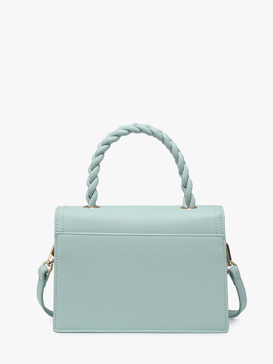 Cairo Braided Crossbody Clutch – Flapover Bag | JN2234