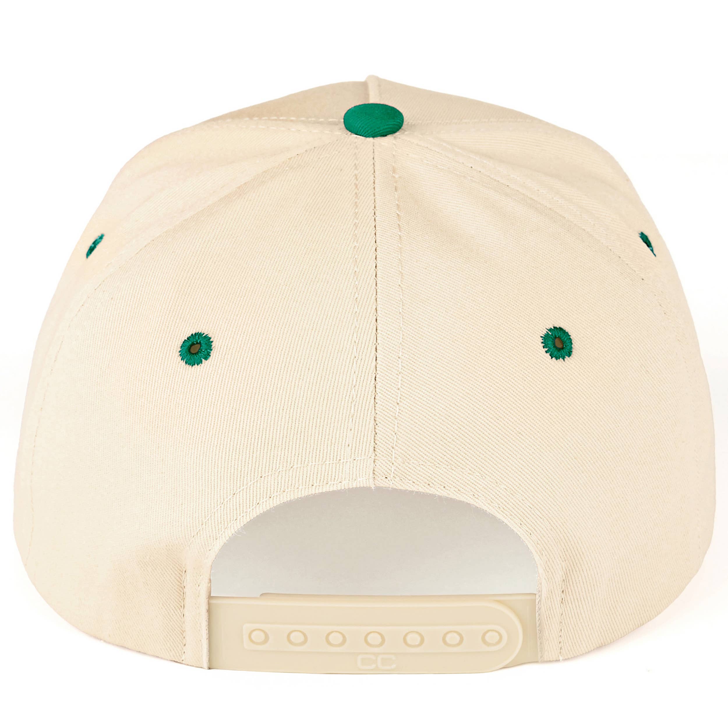 C.C GOLFGRL Letter Embroidered on Two Tone Trucker Hat