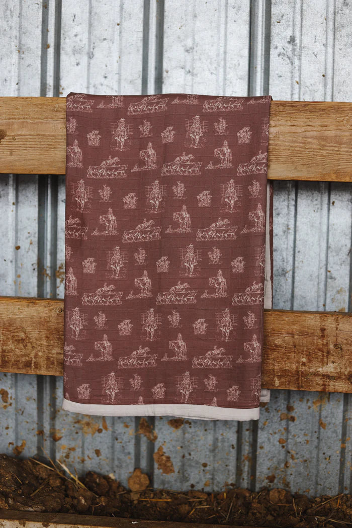 Women of the West Cotton Muslin Blanket