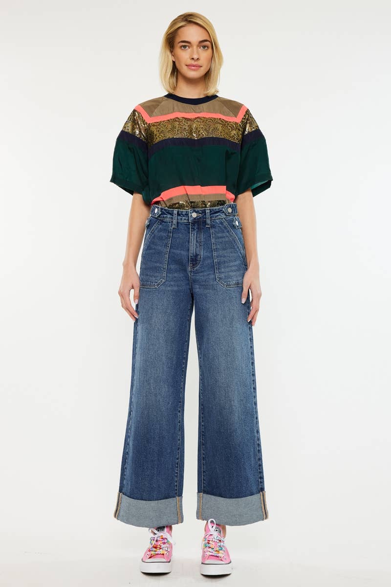 ULTRA HIGH RISE 90’S WIDE LEG TROUSERS JEANS