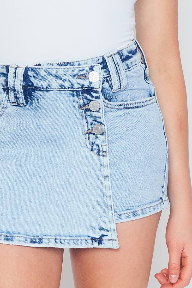 YOUTH CROSS OVER WAISTBAND SKORT