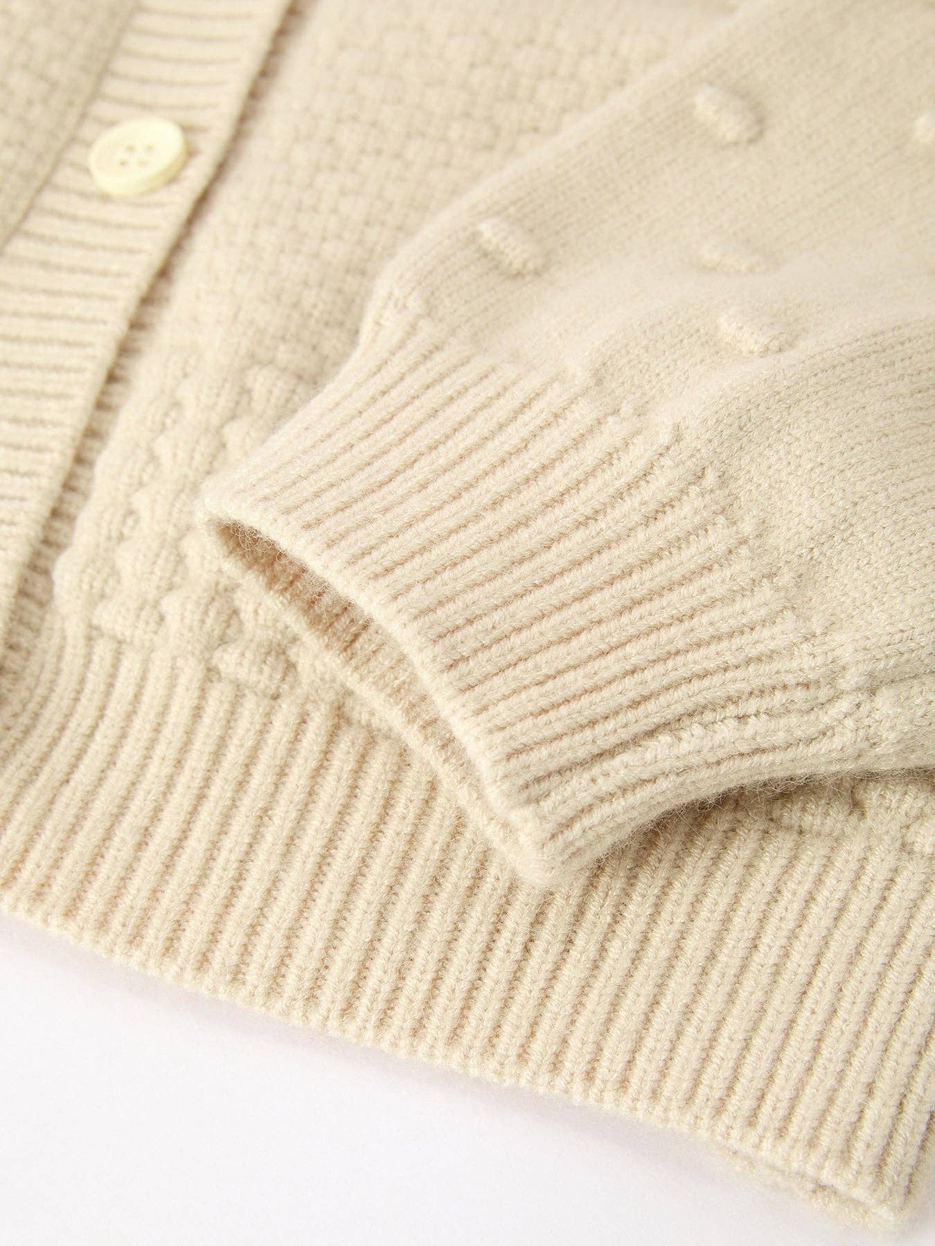 Christmas Tree Knit Cardigan Kids Holiday Sweater Button Front