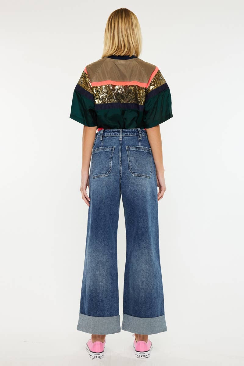 ULTRA HIGH RISE 90’S WIDE LEG TROUSERS JEANS