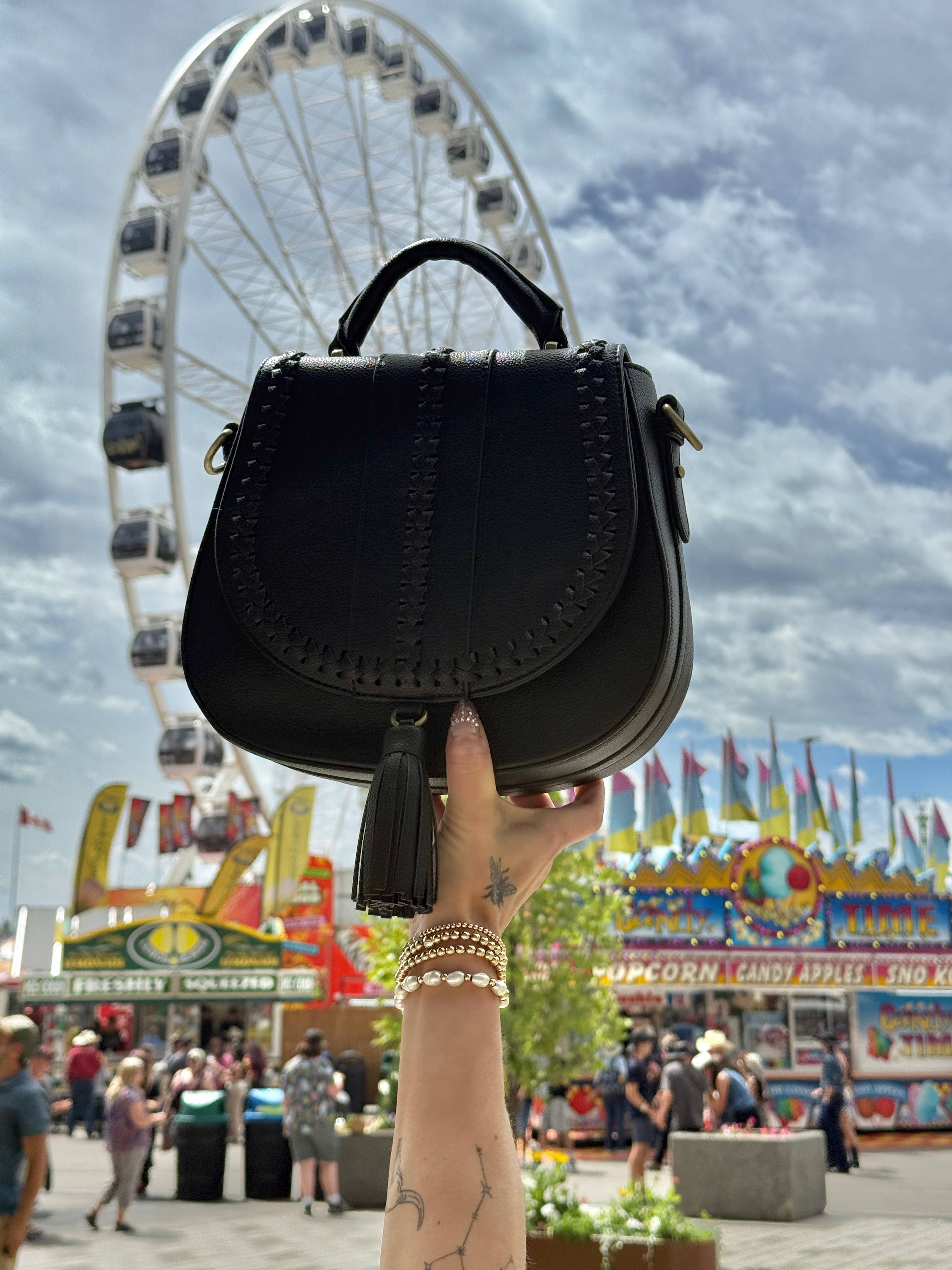Paloma Saddle Bag - Coal
