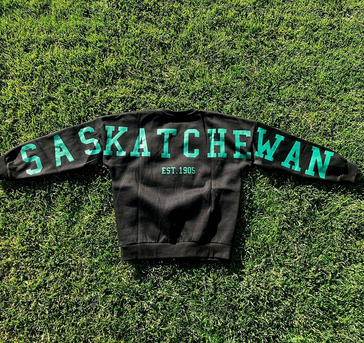 Saskatchewan Back Unisex Crewneck – Velour Collective Inc.