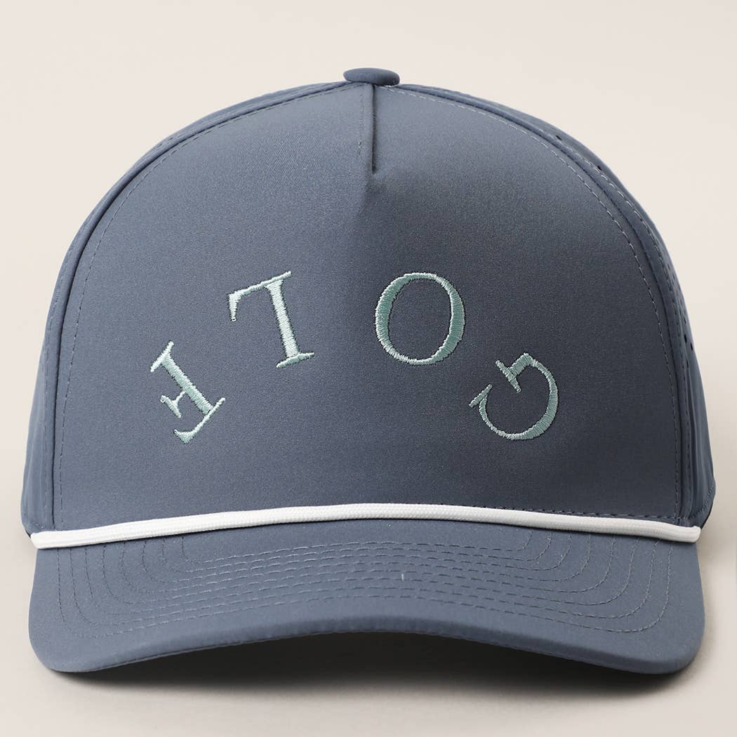 GOLF Upside Down Solid Color Premium Materials Trucker Hat