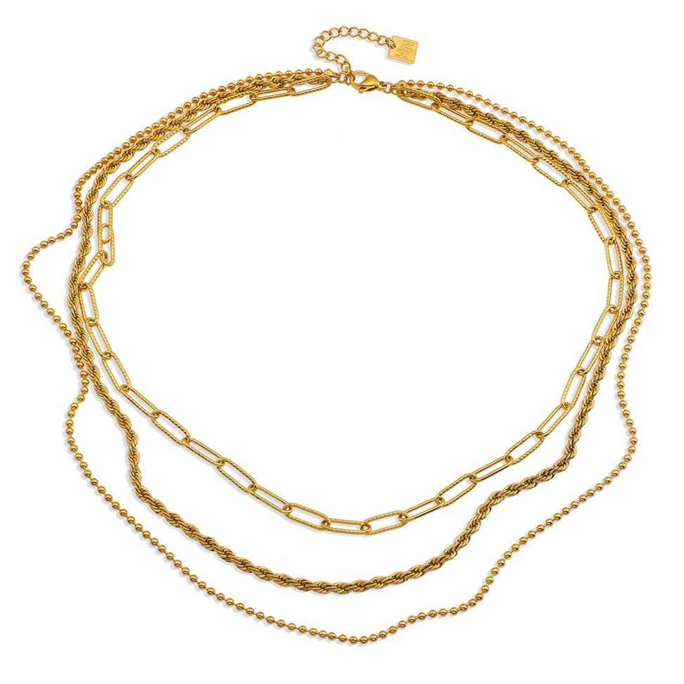 Selene Triple Layer Necklace