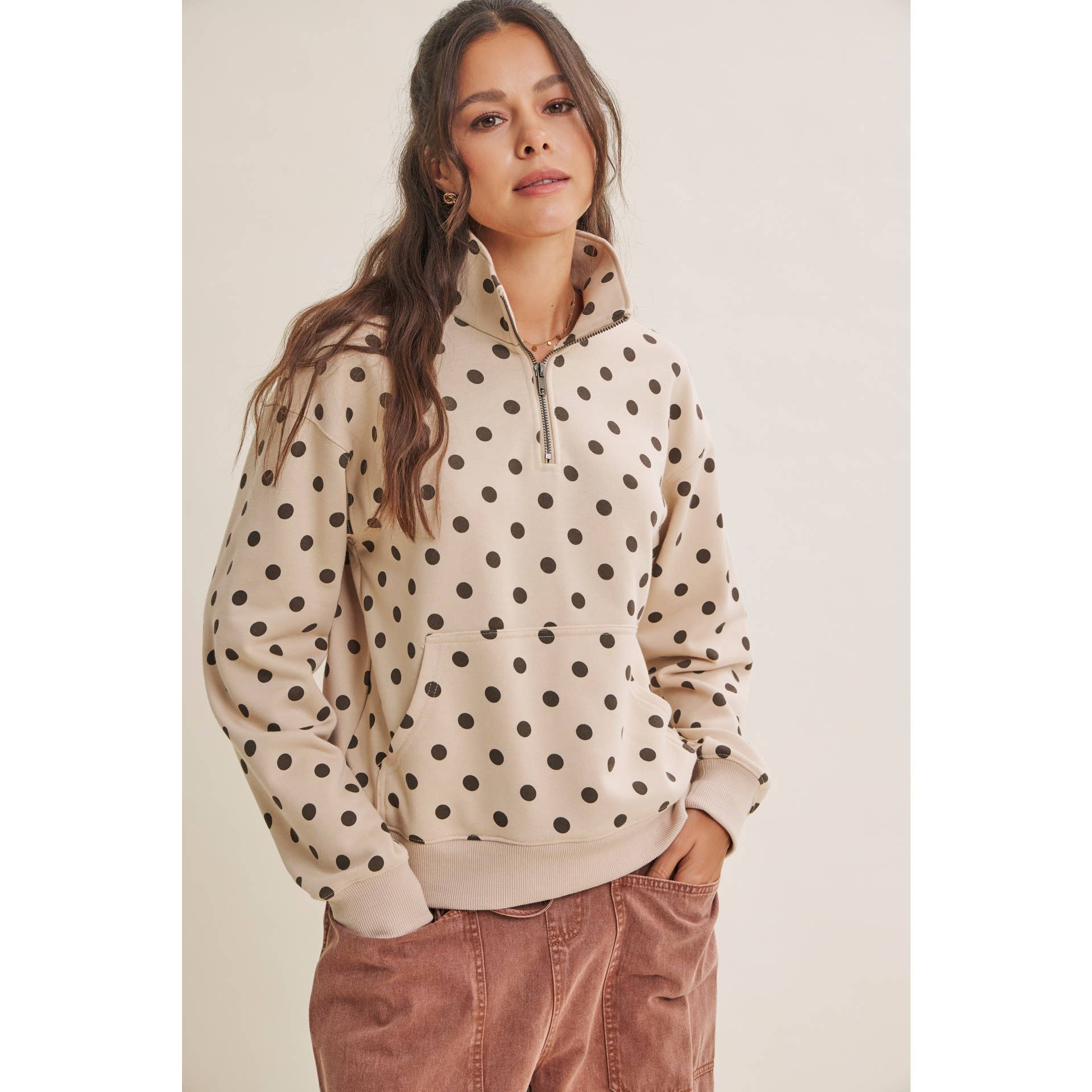 COFFE RUN HALF-ZIP PULLOVER