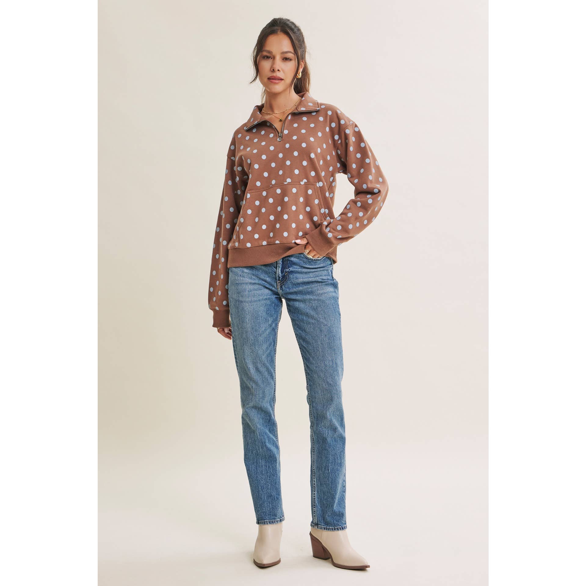 COFFE RUN HALF-ZIP PULLOVER