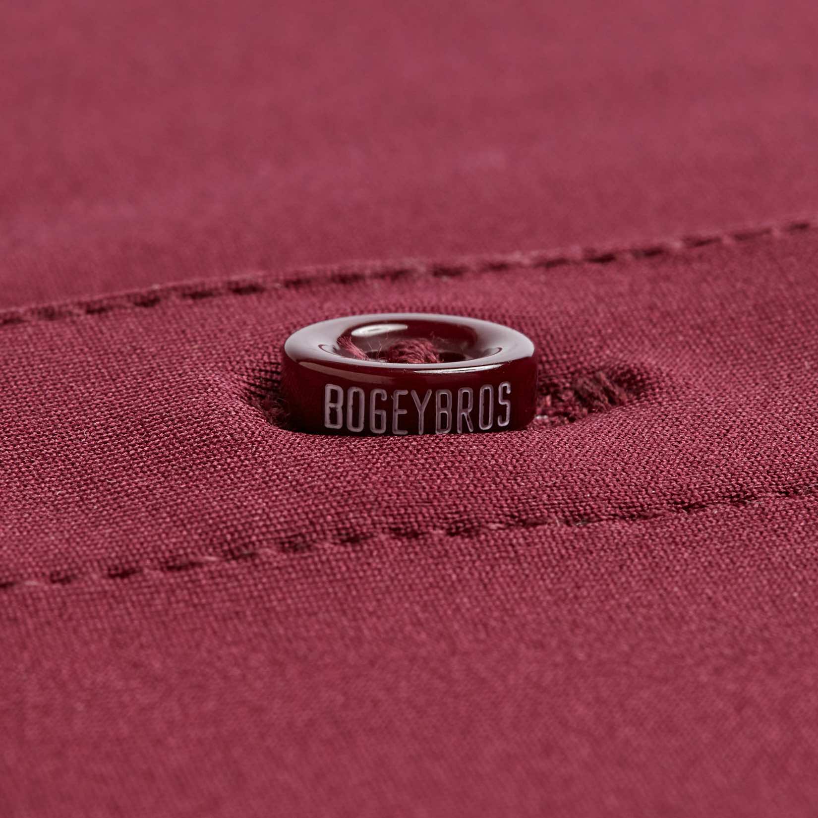 Solid Oxblood Golf Polo