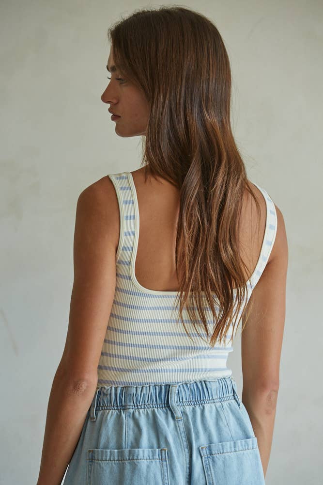Knit Seamless Ribbed Bodysuit