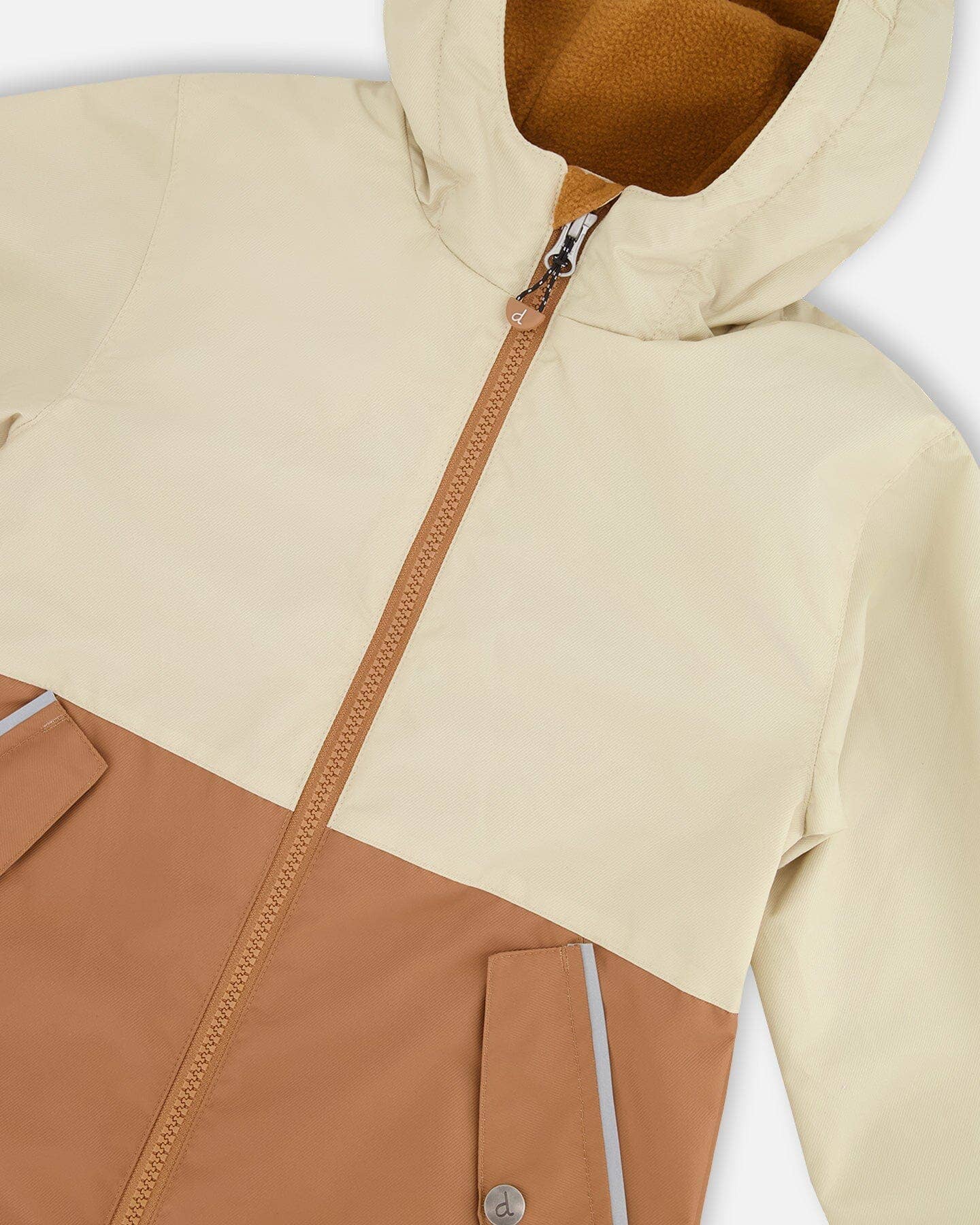 Mid-Season Jacket In Recycled Polyester Beige