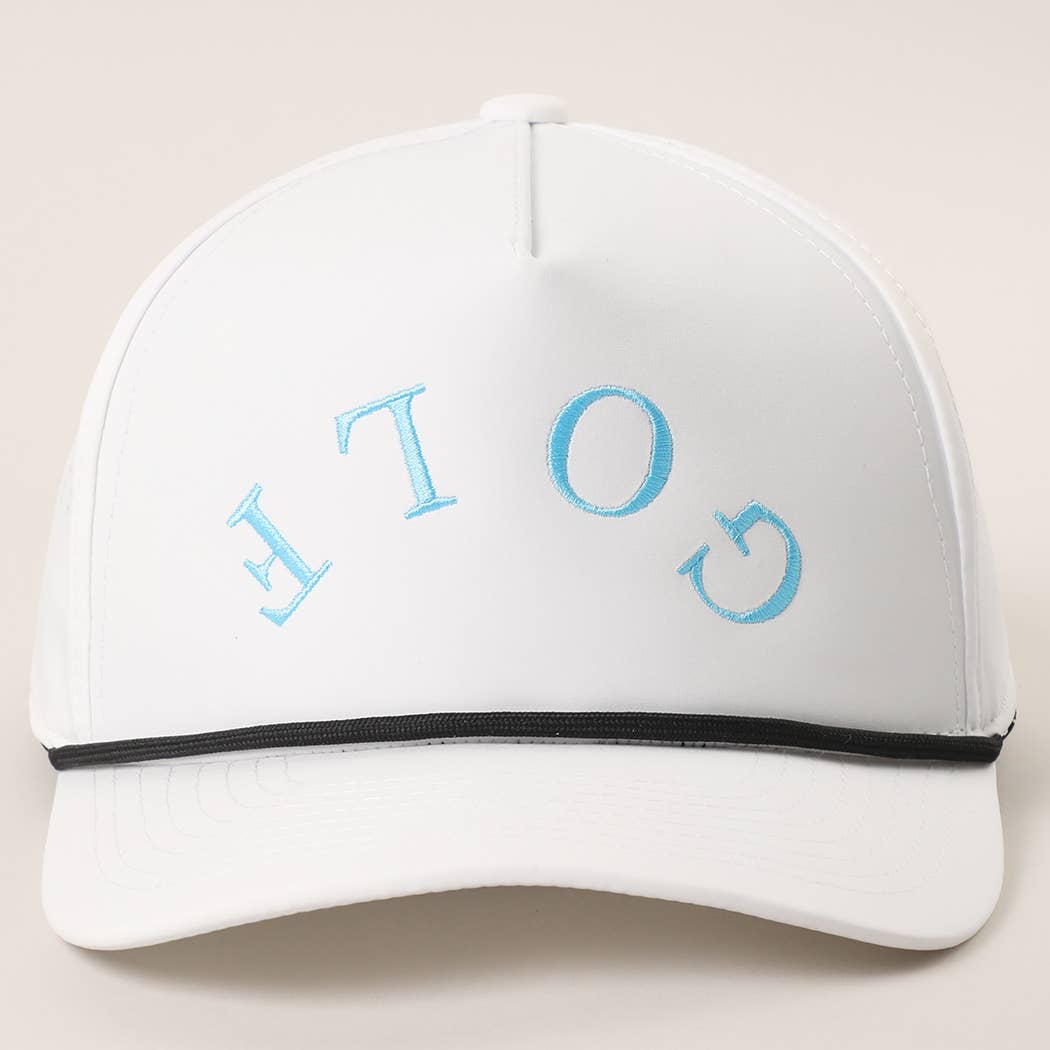 GOLF Upside Down Solid Color Premium Materials Trucker Hat