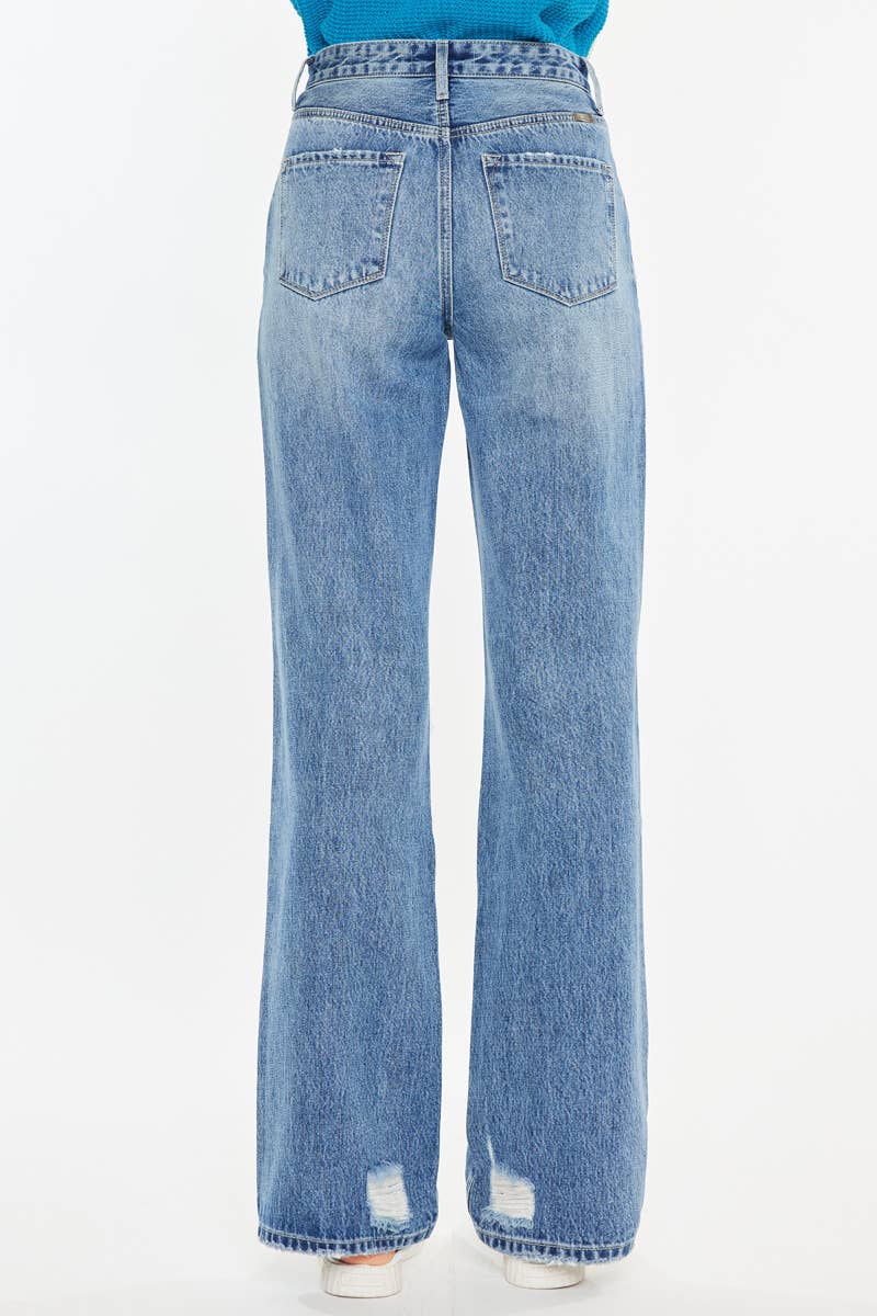 HIGH RISE 90’S CRISS CROSS STRAIGHT