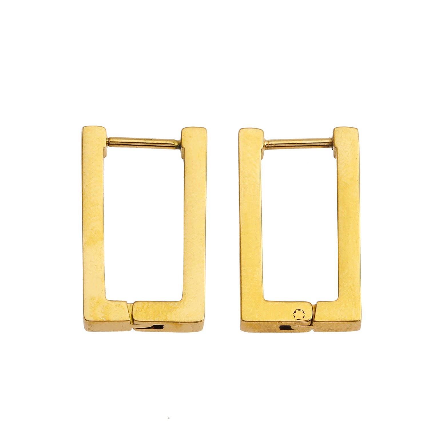 DELILAH Rectangular Mini Hoop Earrings