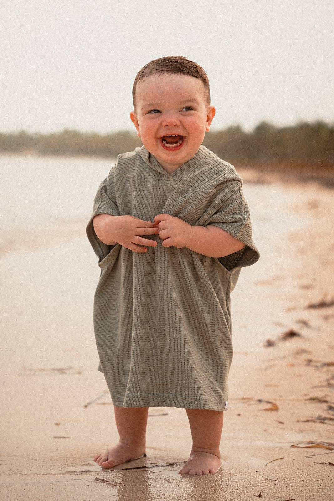 Waffle Beach Poncho