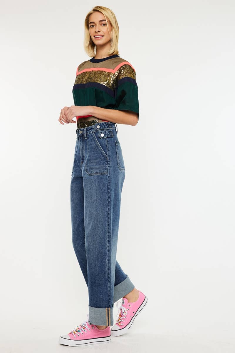 ULTRA HIGH RISE 90’S WIDE LEG TROUSERS JEANS