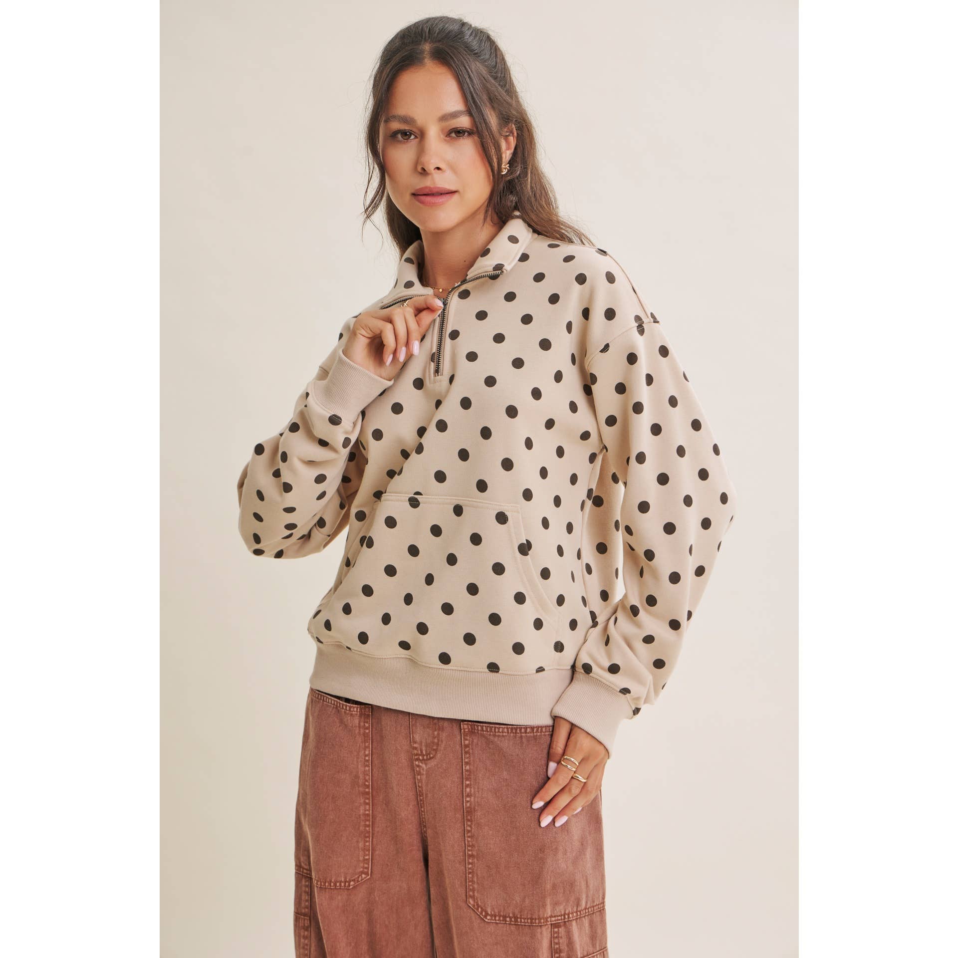 COFFE RUN HALF-ZIP PULLOVER