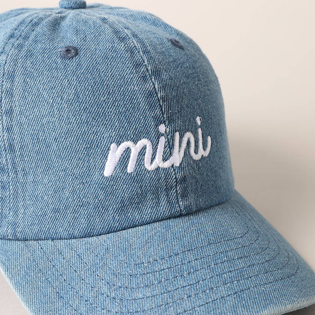 Mini Denim Cap
