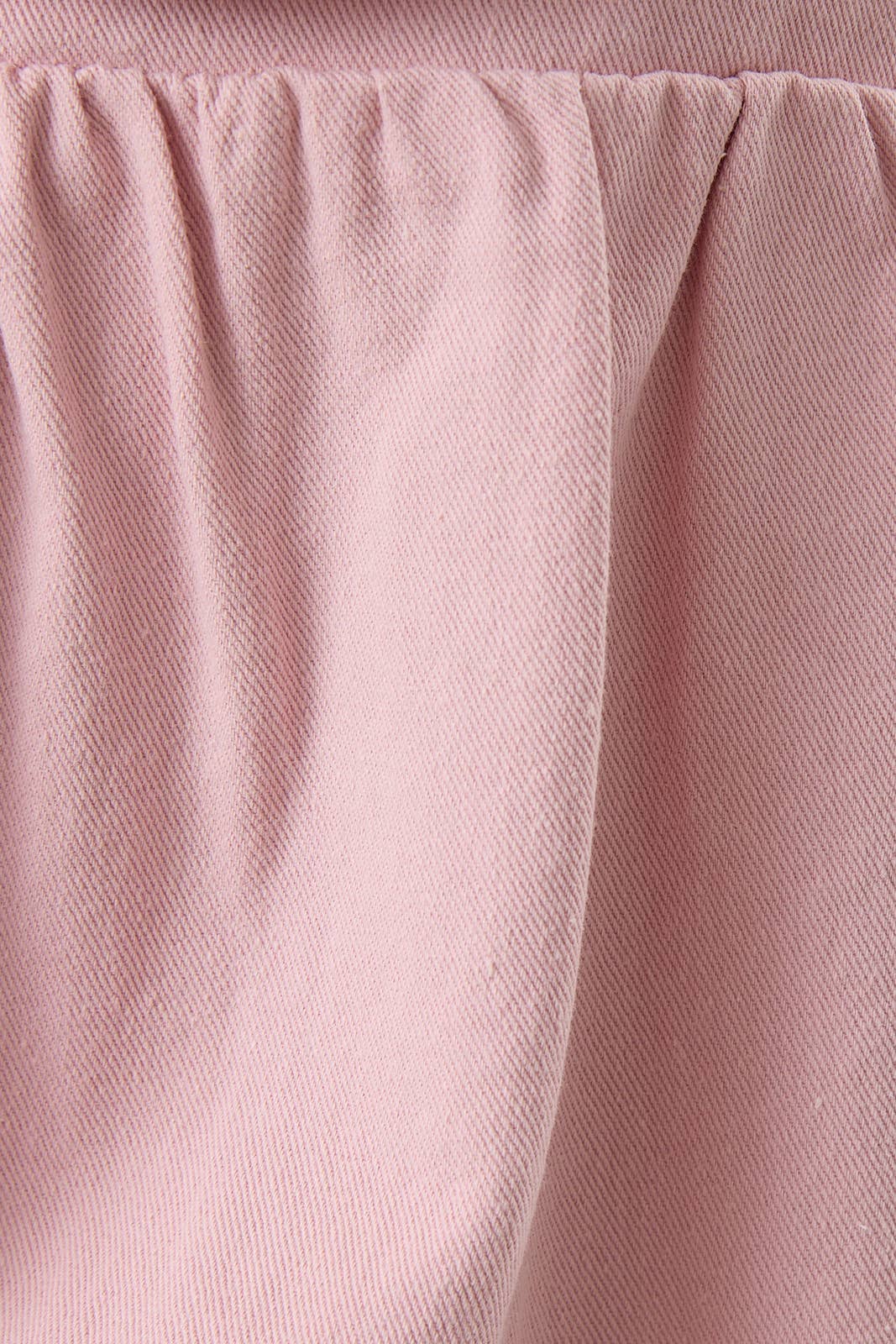 ROUND NECK SLEEVELESS FRONT BOWS TWILL TOP