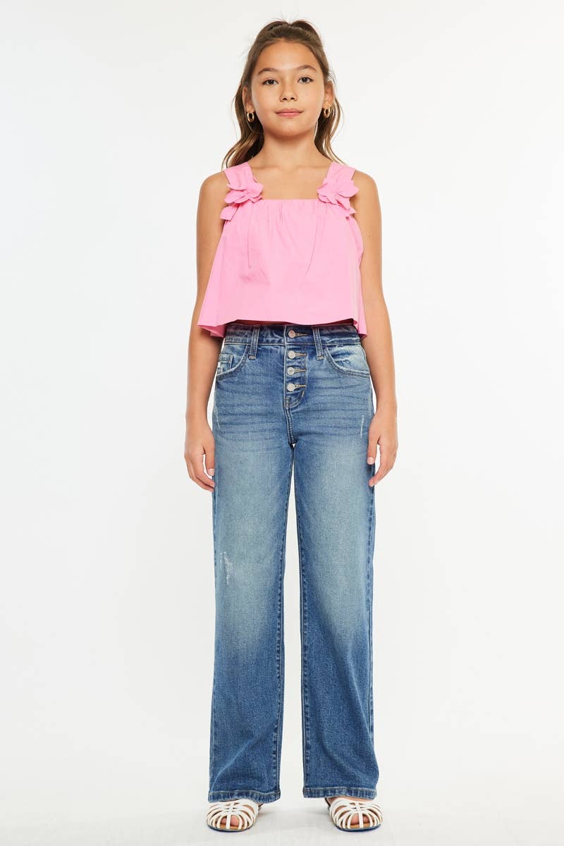 YOUTH HIGH RISE 90’S FLARE JEANS