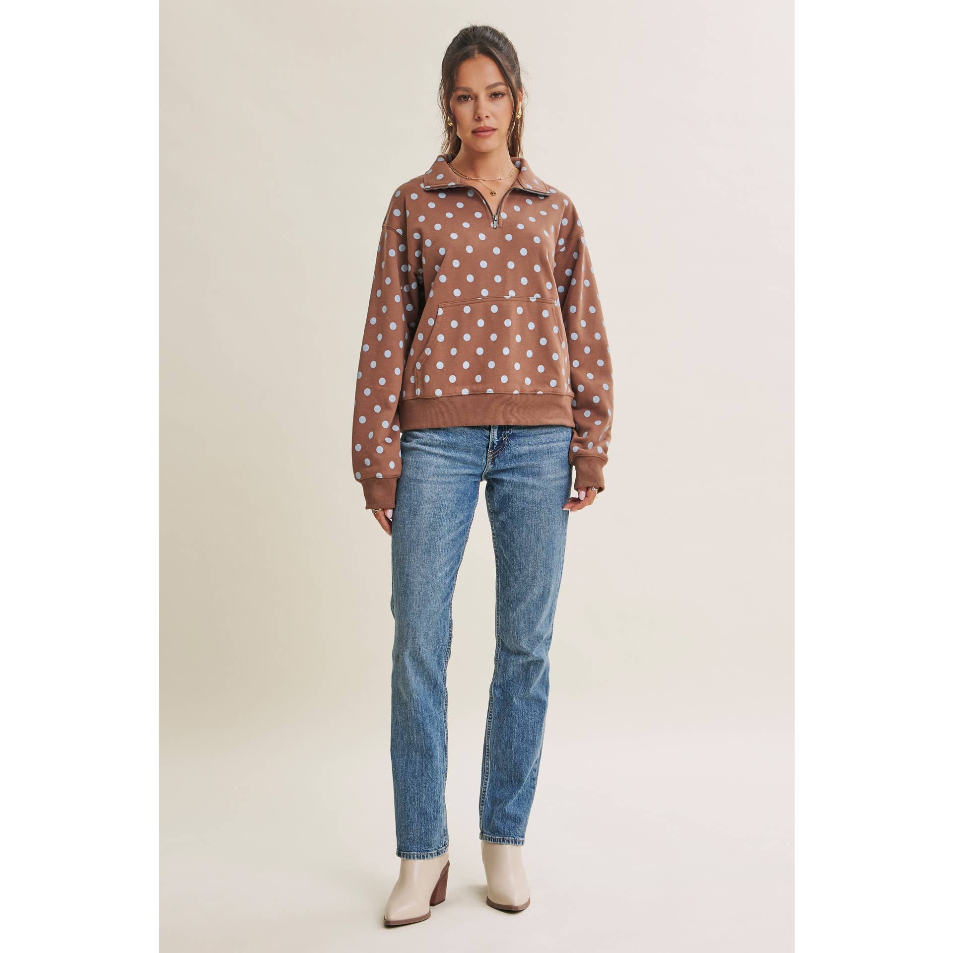 COFFE RUN HALF-ZIP PULLOVER