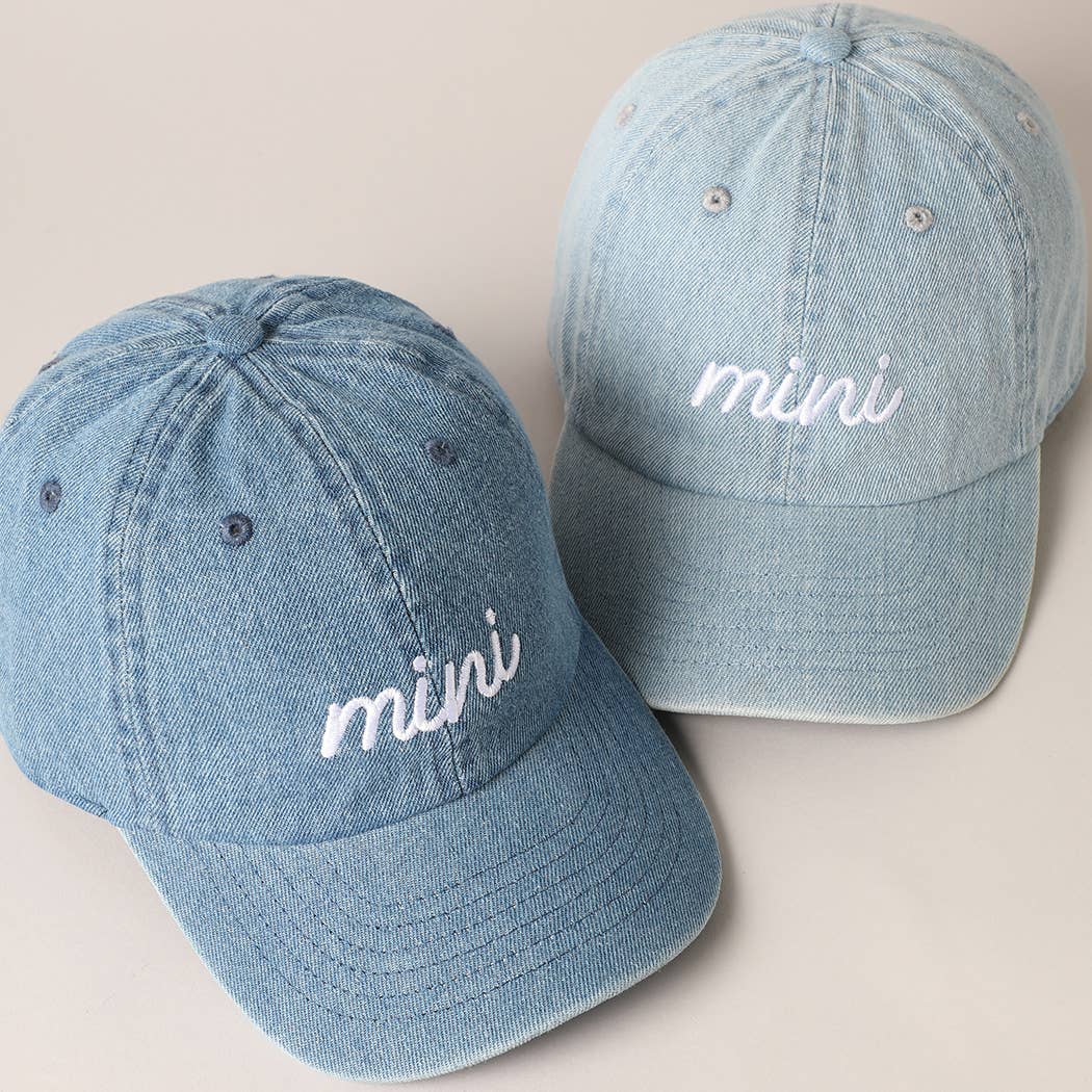 Mini Denim Cap