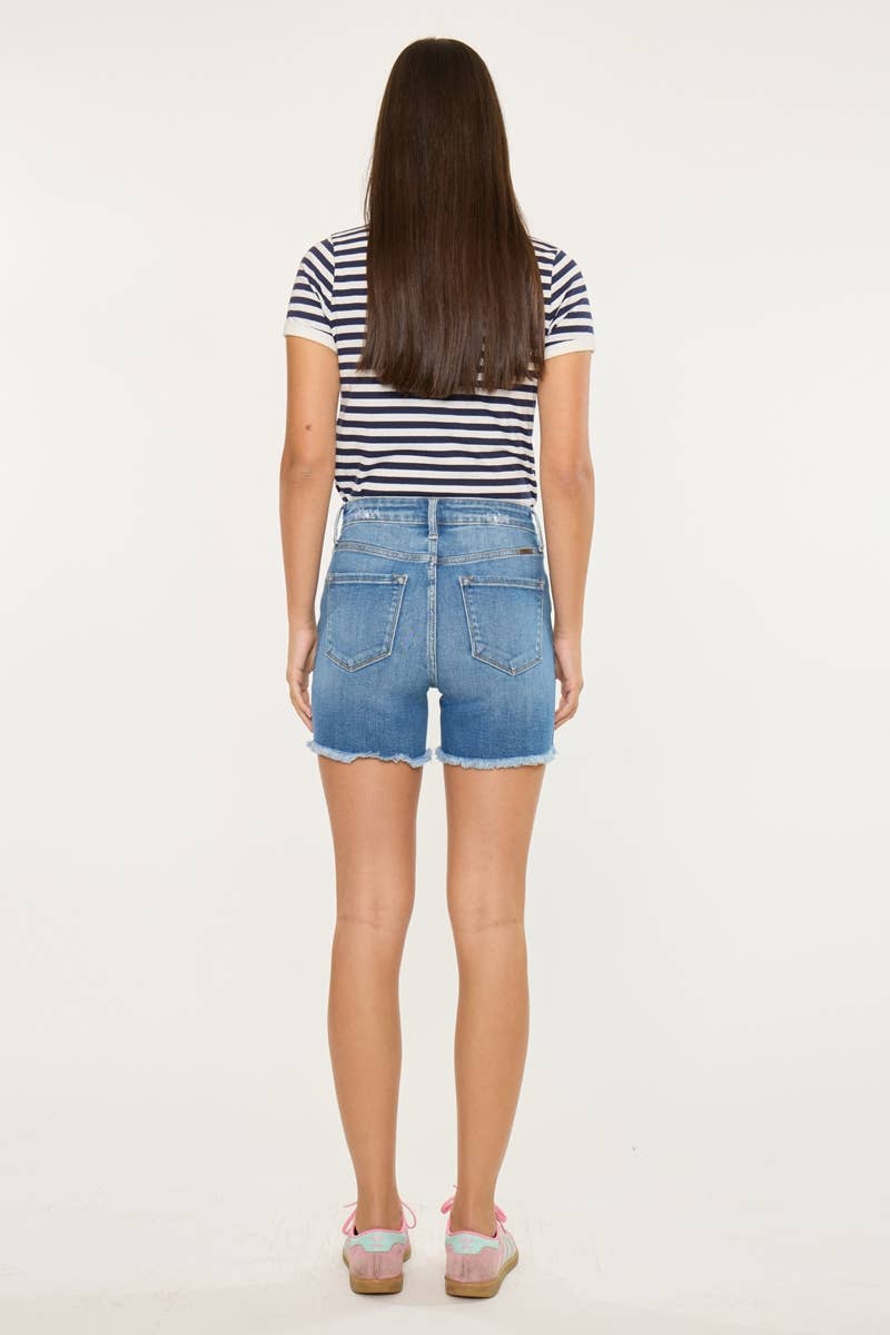HIGH RISE DENIM SHORT